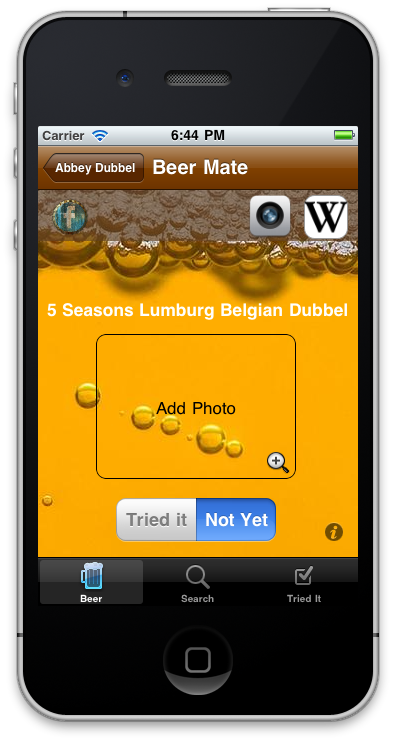 Beer Mate iPhone App - Free!