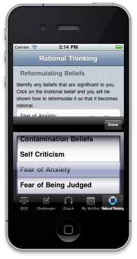 OCD Management iPhone App