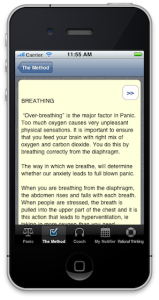 Panic Manager - iPhone Therapy App