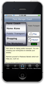 Panic Manager - iPhone Therapy App